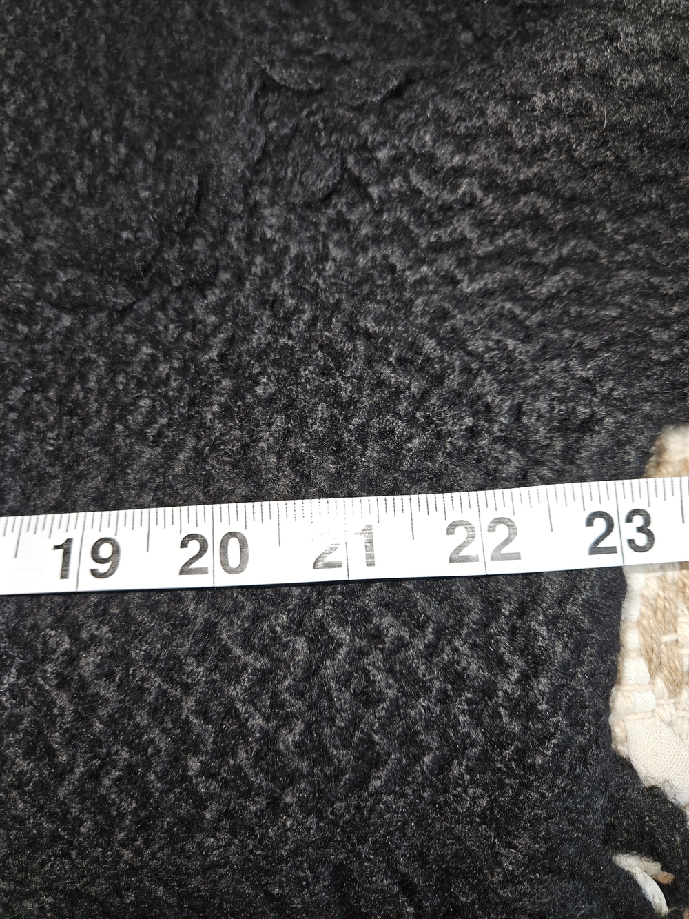 Touche Prive Black Fringe Knit Women's Sweater Cardigan Tie Front OSFM Medium - Picture 15 of 15